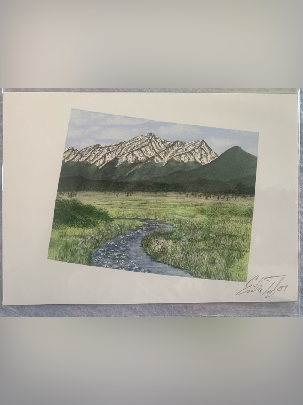 Colorado Mountain Art Print Scenic Nature Landscape Decor 5x7